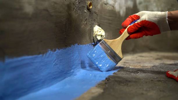 Commercial Foundation Crack Repair project at a Circle Pines, MN business property by SJ Waterproofing Pros